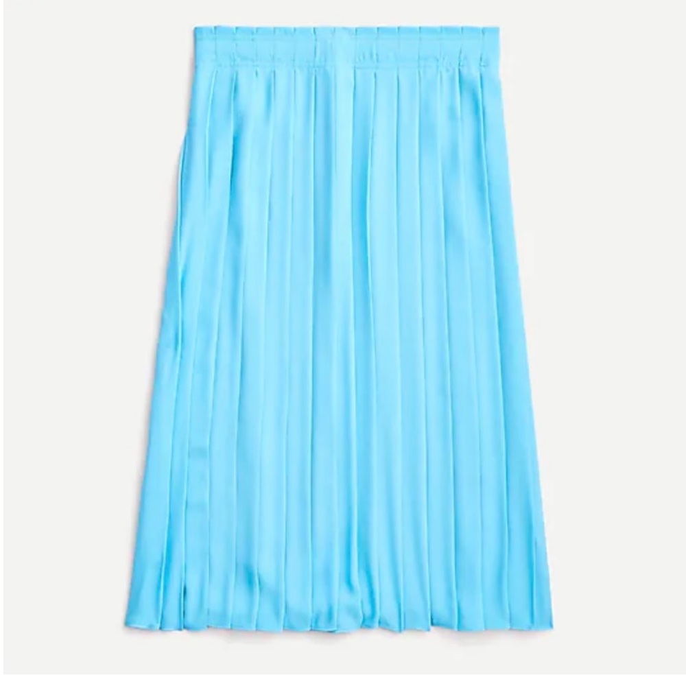 J.crew Pleated Skirt in Monaco Blue- Size 22